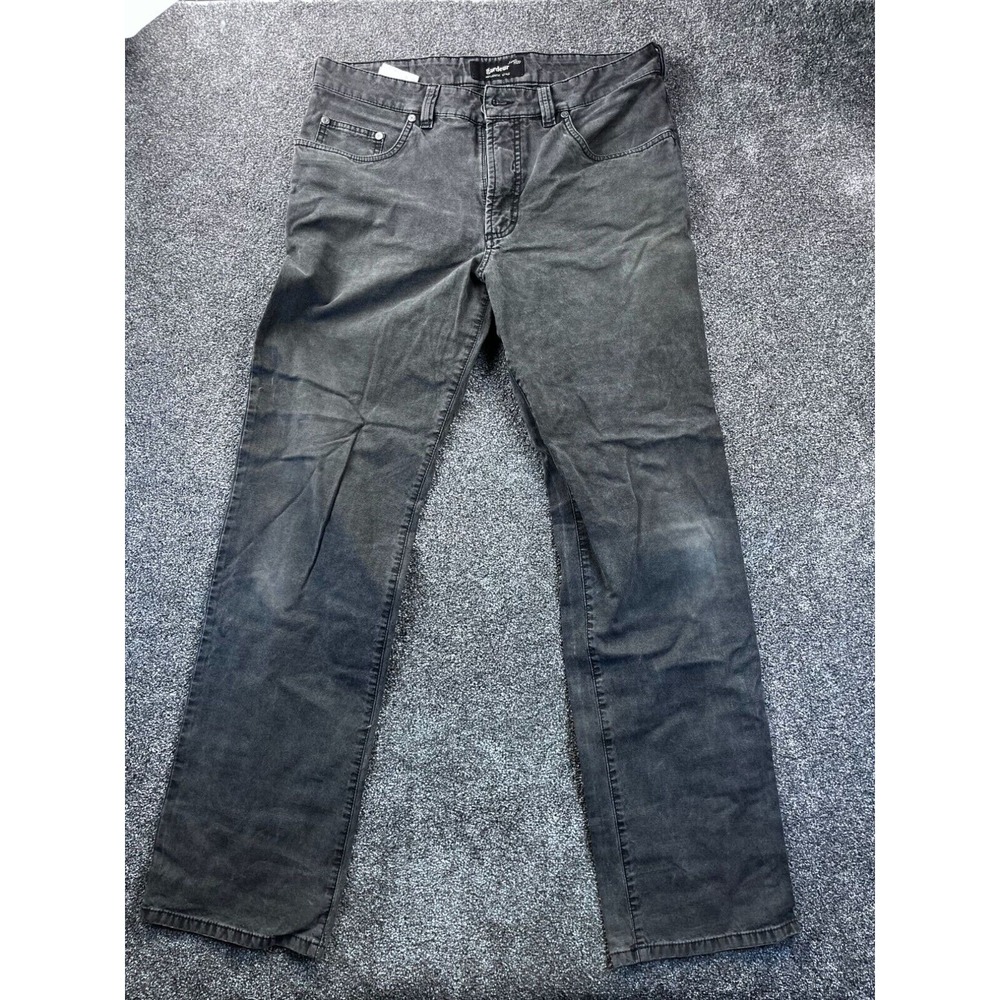 Gardeur Mens Authentic Style Black‎ Pants Size 50 Measures 32x31